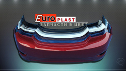 Задние бампера в цвет  Hyundai Solaris 2010-2014 все заводские цвета