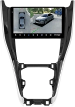 Магнитола для Toyota Harrier 3 XU60 2013-2017 (большая рамка) - Teyes CC3-2K-360 на Android 10, 2K QLED, 6Гб+128Гб, CarPlay, 4G SIM-слот, 4 камеры в комплекте