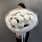 Моно букет из хризантемы "Алтай" M