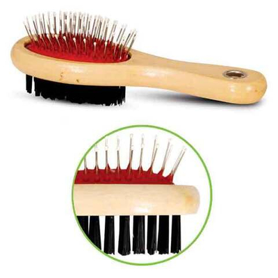 Щетка-расческа двухсторонняя "Классика" L, 70*240мм (блистер), Triol