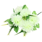 Искусственные цветы «Цветочная мелодия» Хризантемы 40см 7 цветков белые