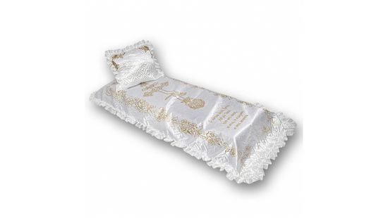 Комплект Стежка атлас глиттер крест цветы