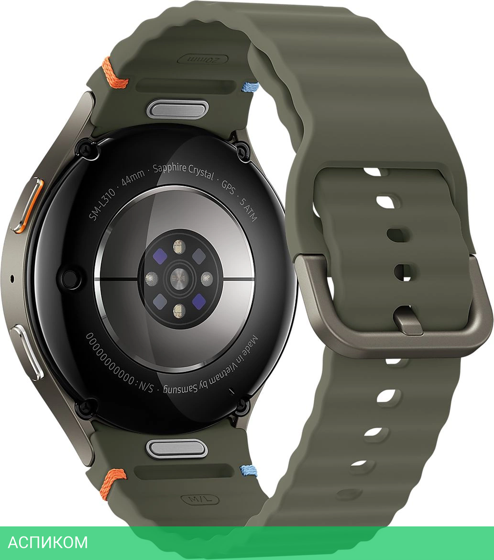 Умные часы Samsung Galaxy Watch 7 LTE 44мм 1.5 Super AMOLED зеленый/зеленый (SM-L315FZGACAU)