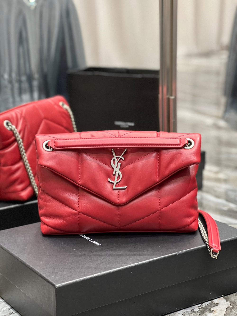 Saint Laurent Loulou Puffer Bag 29 cm