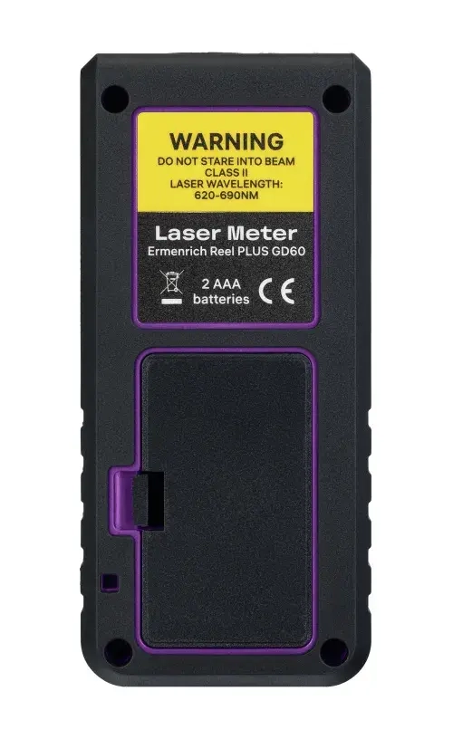 Лазерная рулетка Ermenrich Reel PLUS GD60, фиолетовый