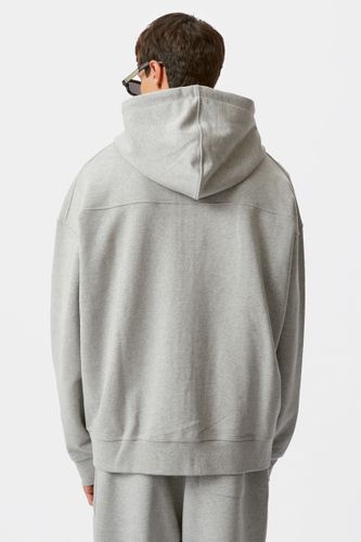 Серое худи на молнии LAINE