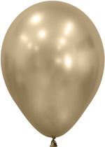 Шар (12''/30 см) Золотой Песок (870), шелк, 12 шт.