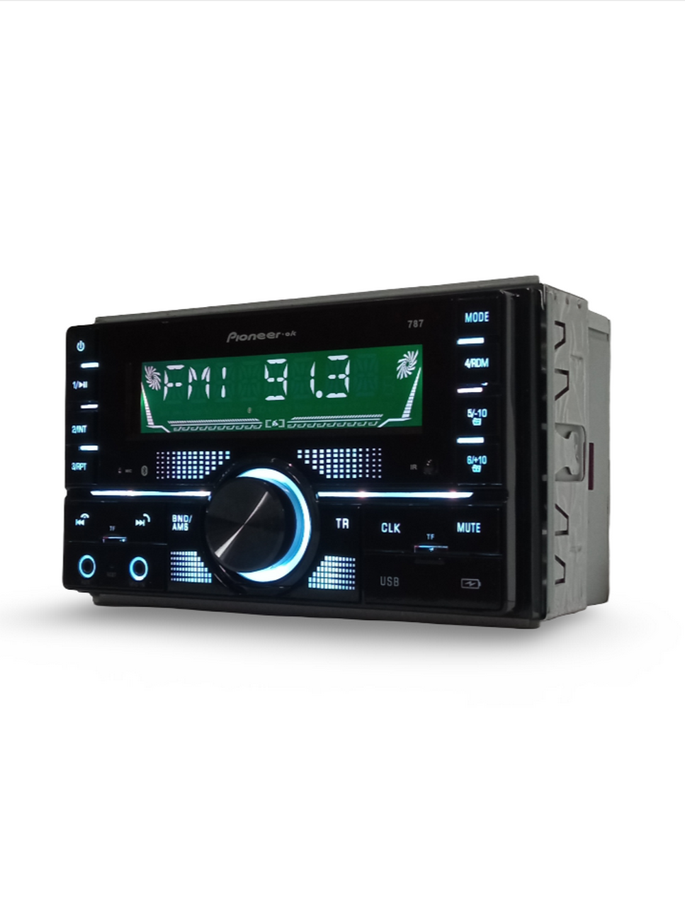 Автомагнитола с экраном 7" 2DIN MP3/BT/DualPhone Multicolor Pioneer.OK 787