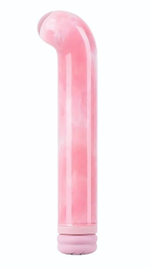 Розовый компактный вибратор из стекла Magic Cane - 12 см. (Цвет: розовый)