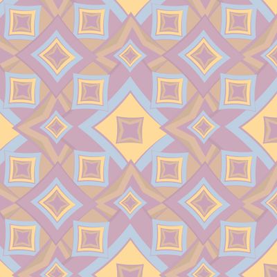 Геометрия - цветные ромбы