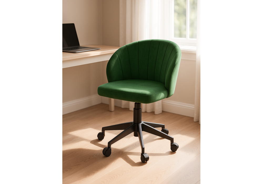 Офисное кресло Woodville Пард изумрудный