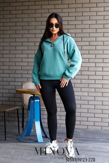 Лосины 23-220-черный Minova Фото 2