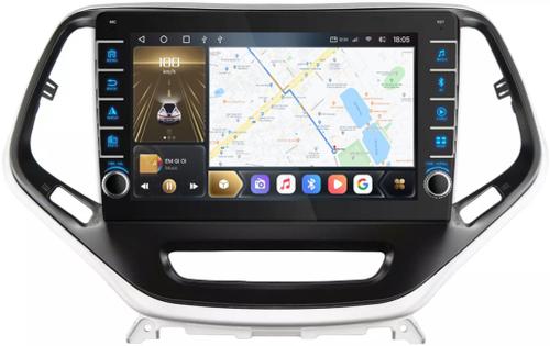 Магнитола для Jeep Cherokee 2014+ - Kuberg EW-1253 (кнопки и крутилки), Android 12, Быстрая, CarPlay, 4G SIM-слот
