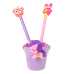 Набор для игры в песок 5 предм. ведерко, лопатка, совок, разноцвет. сетка OBL1847968