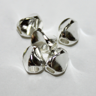 Бусины люкс родированные 5мм