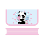 Пенал 1 секц. средний 190*90 "Panda 2023" (Пчелка)