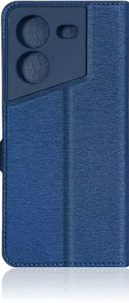 Чехол с флипом для Tecno POVA 5 (4G) DF (blue)