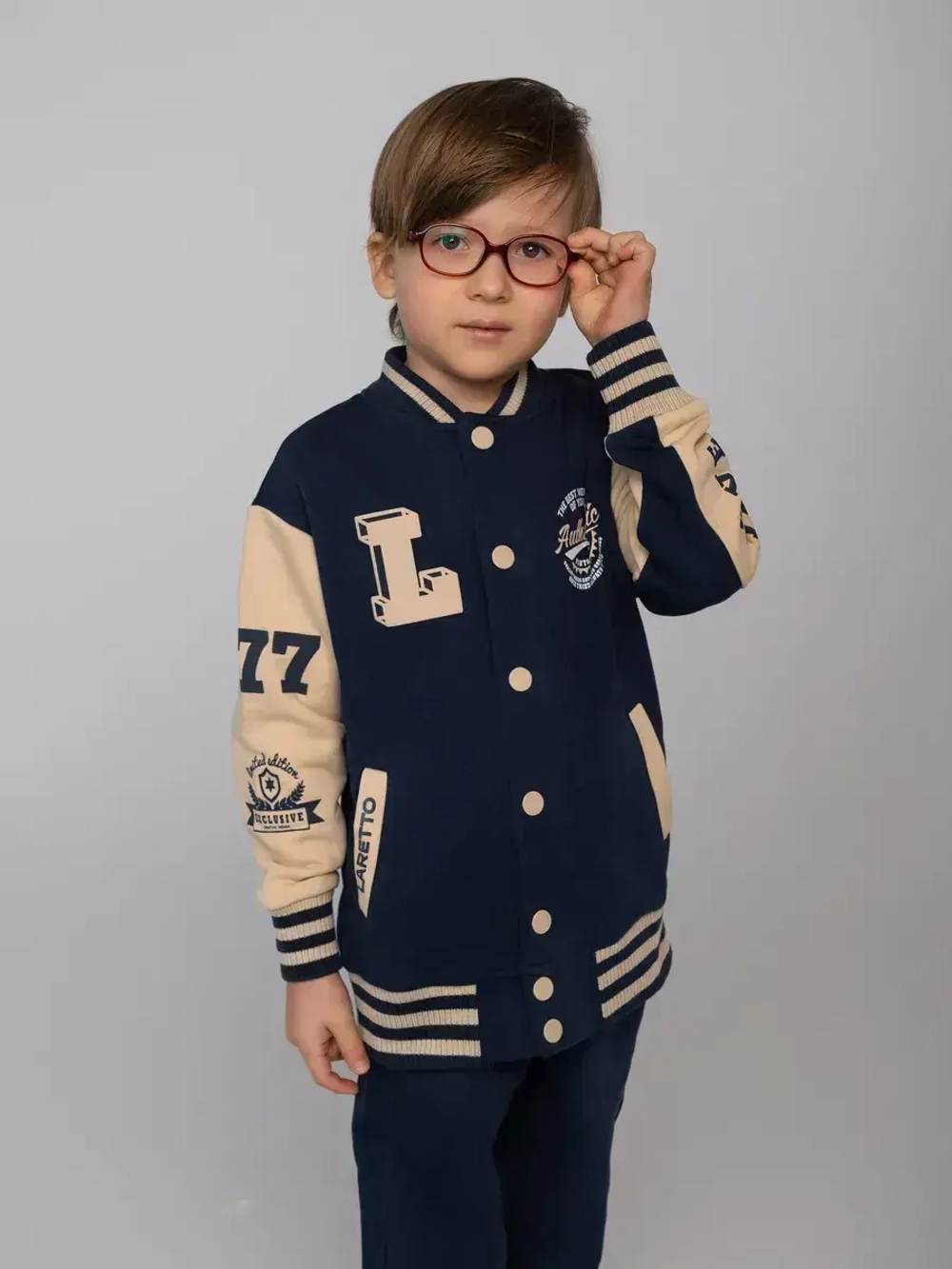 Костюм детский спортивный в школу, бомбер и брюки