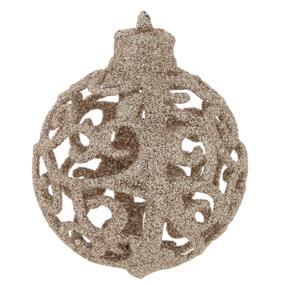 GAEM Набор из 6шт Украшение новогоднее "Шар", D 6 см, L6 W6 H7 см