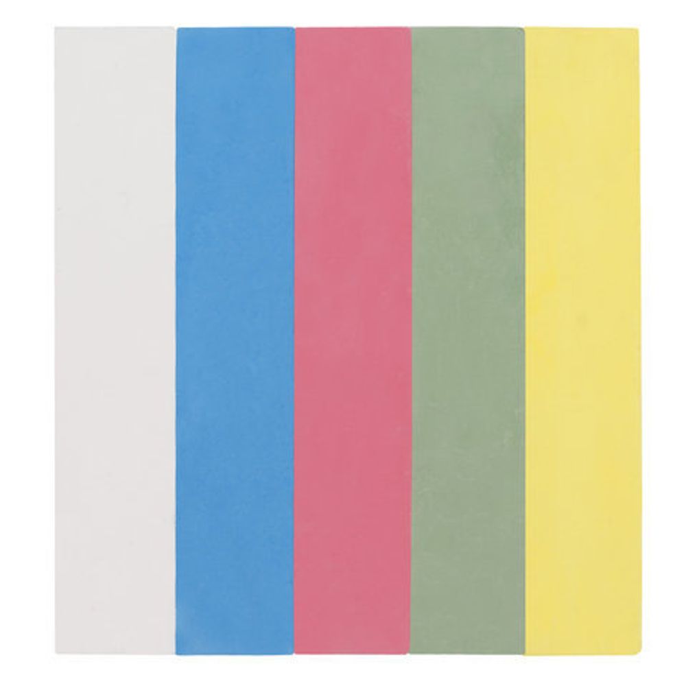 Мел цветной ПИФАГОР, набор 5 шт., для рисования на асфальте, квадратный, 221170