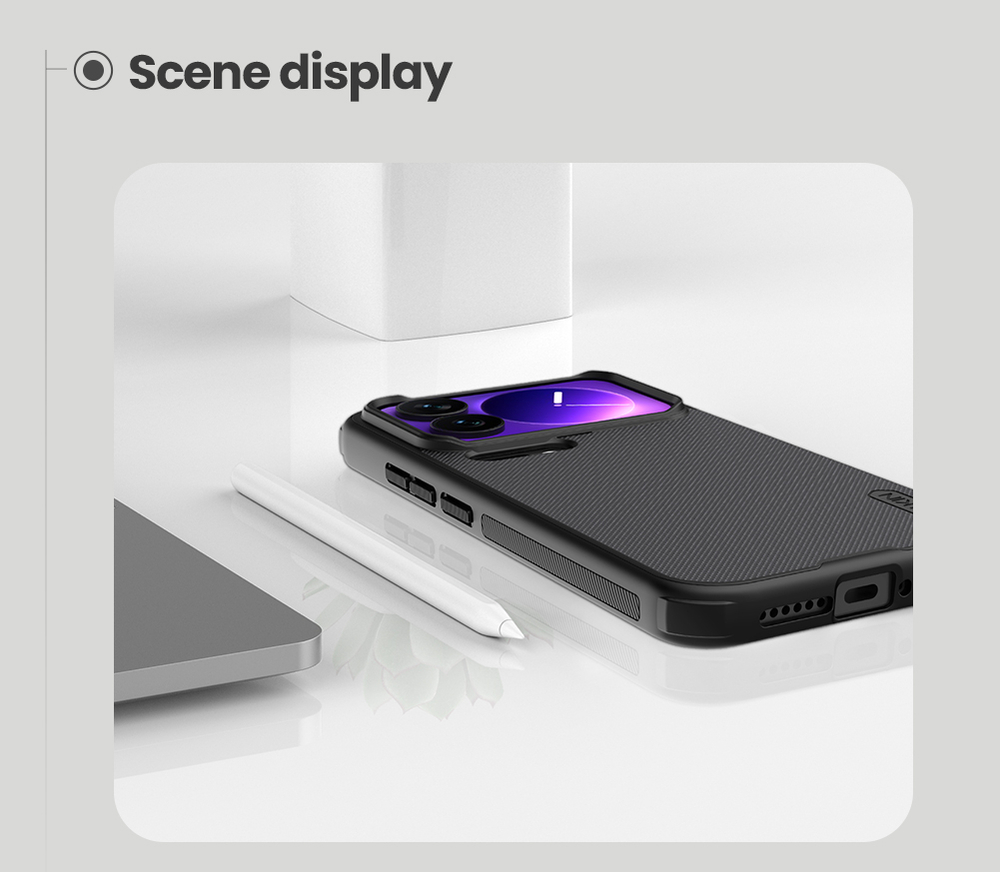 Чехол c MagSafe для смартфона Xiaomi 17 Pro, серия Super Frosted Shield Pro Magnetic от Nillkin