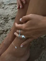 Браслет на ногу (анклет) Жемчужина