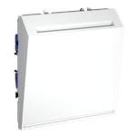 Выключатель встраиваемый VOLTUM S70 карточный 16А, (белый матовый)