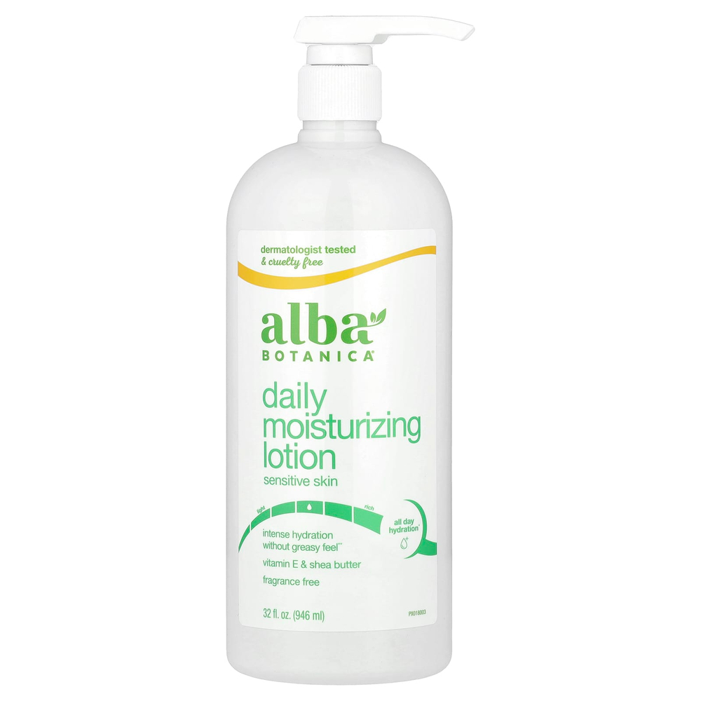 Alba Botanica, Увлажняющий лосьон для чувствительной кожи, без отдушек, 946 мл (32 жидк. Унции)