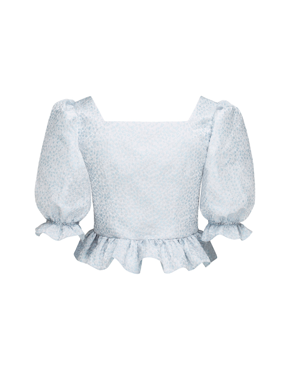 Stone blue top