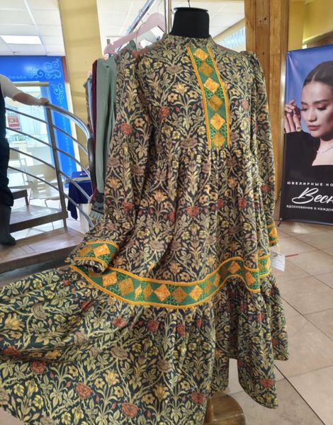 У. МОРРИС, РОЗА И ЛИЛИЯ, отрез 75 см 100% хлопок Handmade Fabrics 5