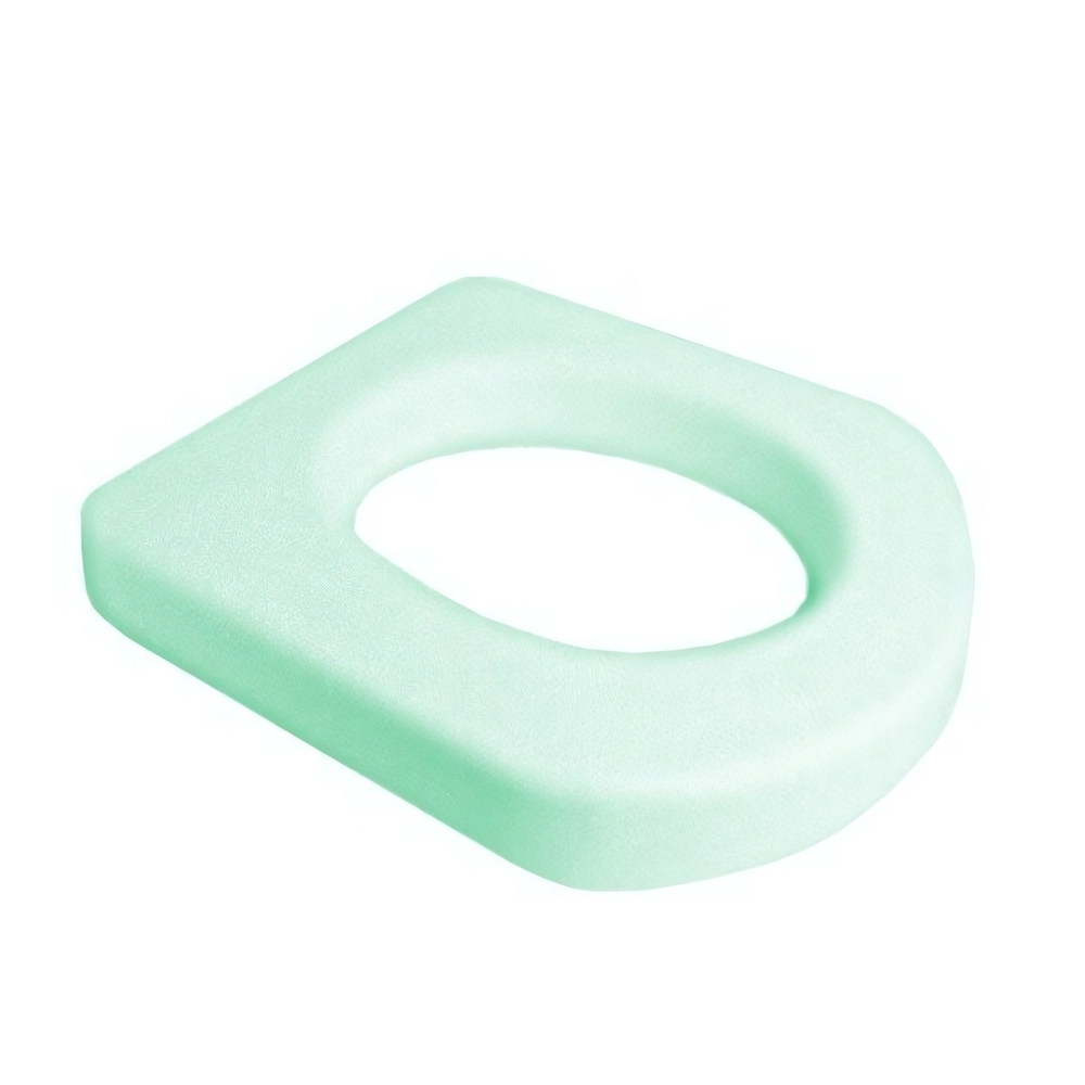 Сиденье для унитаза пенопласт, зеленое, РП-0001