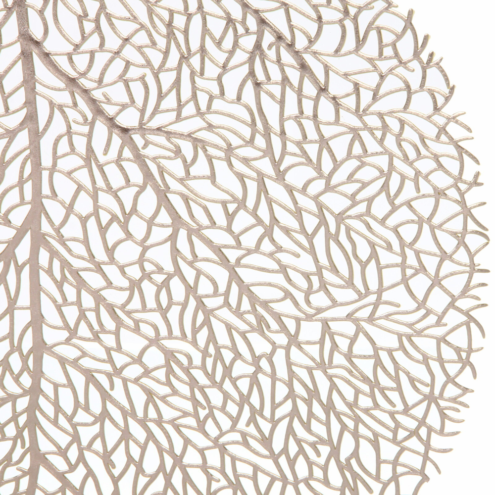 Салфетка на стол 38см «Дерево паутинка» золото