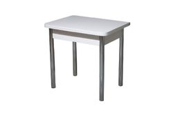 Стол ломберный (в ассортименте, 1 категория), ЛДСП/пластик/хром, Forpost