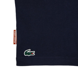 Мужская теннисная футболка Lacoste Sport Roland Garros Edition Logo T-Shirt - navy blue