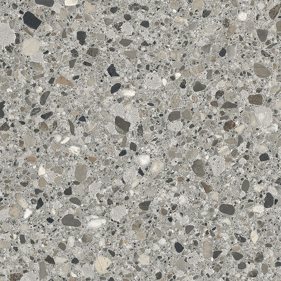 Cementmix Крупный Терраццо Темный Серый
