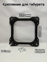 Крепление ножек табуретки
