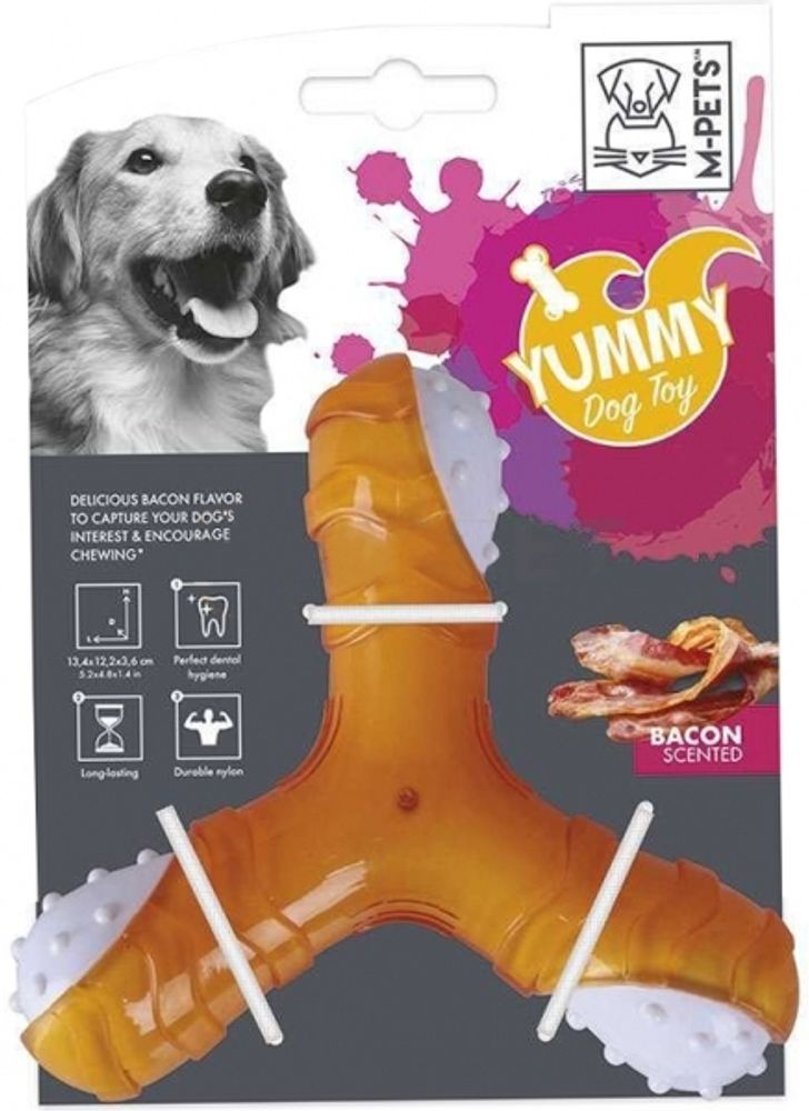 Игрушка для собак Ямми с вкусом бекона Mpets