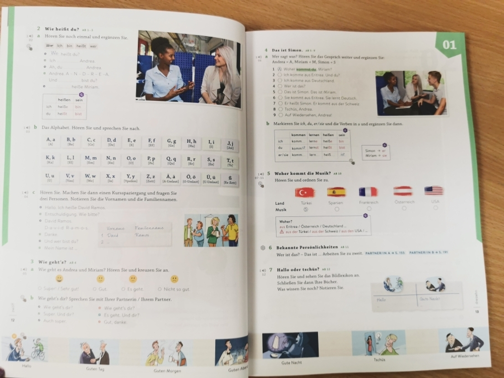 Momente A1 Kursbuch + interaktive Version