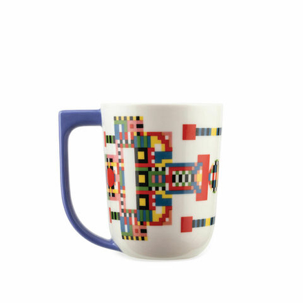 Alessi - Кружка Holyedrics 400мл синяя / артикул   ESA09 2  / GTIN 8003299468072