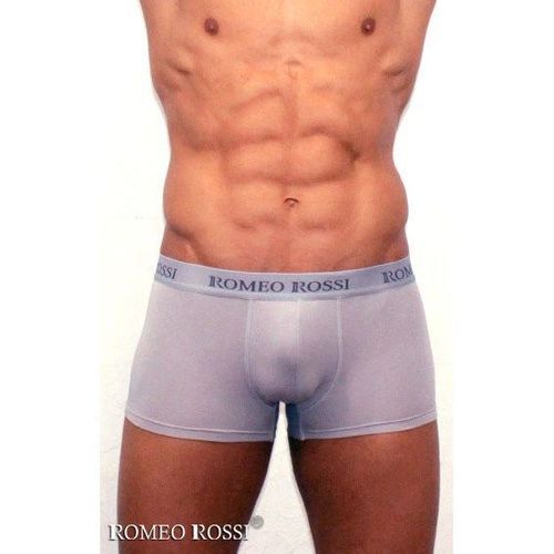 Мужские трусы боксеры c резинкой Romeo Rossi светло-серые RR6005-03
