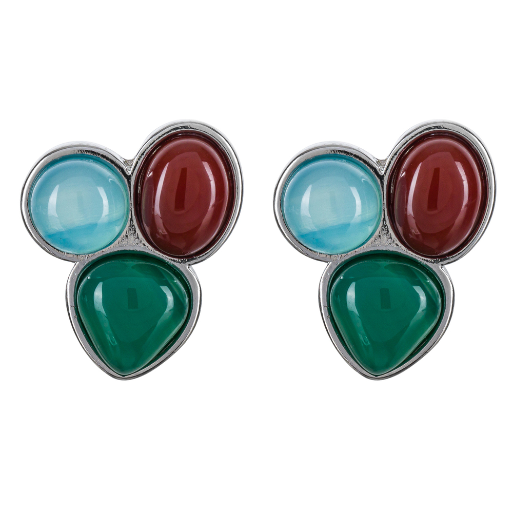 Серьги Possebon Azul, Q.Verde, Vermelho A0292.20.17.6 S