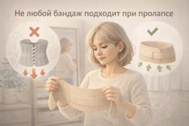 Как правильно выбрать бандаж при пролапсе
