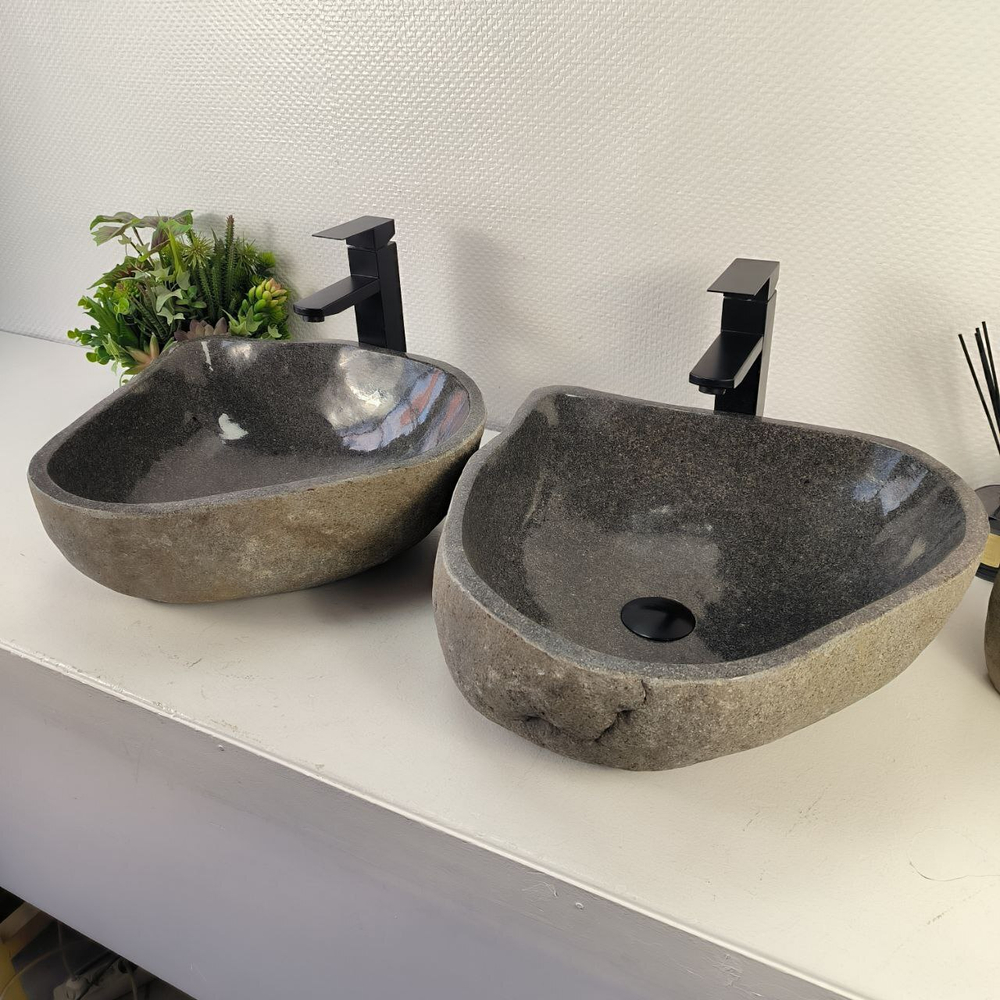 Раковина из речного камня ПАРА! RS-65495 47*43*15 0865