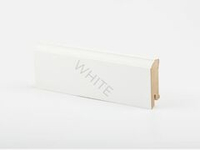 Плинтус напольный белый МДФ W28-60 мм Deartio 60x16x2050 мм