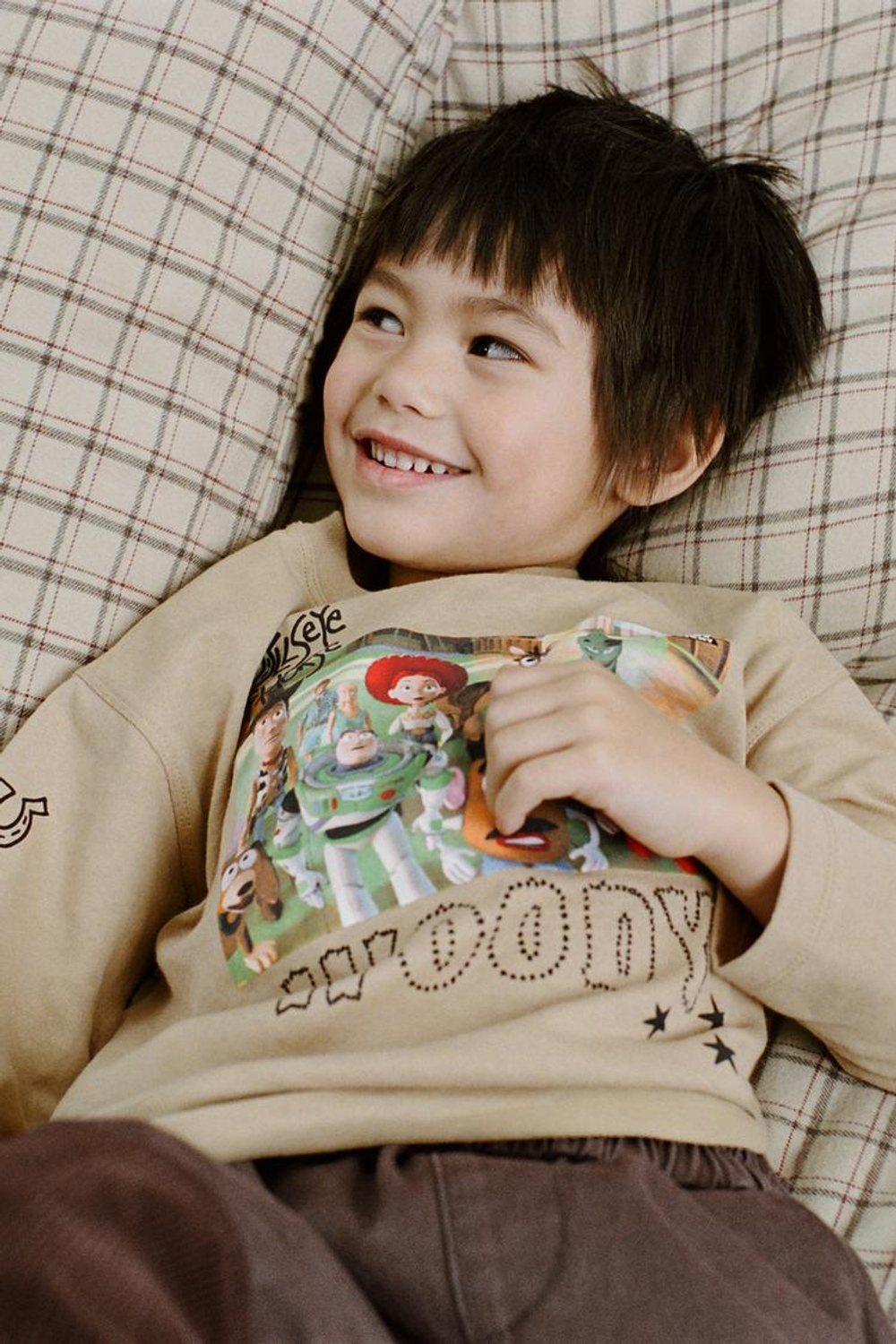 ZARA ФУТБОЛКА С ПРИНТОМ TOY STORY © DISNEY PIXAR, СВЕТЛО-КОРИЧНЕВЫЙ