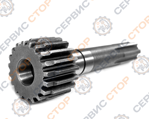 Вал первичный дополнительной КПП Z-6/19 L-166 мм (10Т.37.110-2)