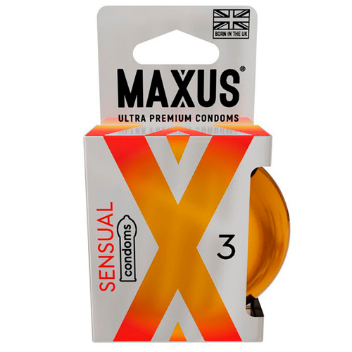 Презервативы анатомической формы Maxus Sensual 3шт