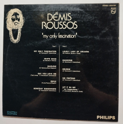 Винтажная виниловая пластинка LP Demis Roussos My Only Fascination (Spain 1974)