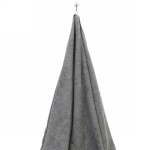 Полотенце махровое 70*140см «LUNA» цвет серый 10330 плотность 360гр/м2 с петелькой-подвесом