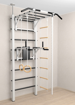 Шведская стенка Sv Sport враспор (Турник рукоход/Брусья/Канат/Кольца/Лестница)